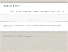 Tablet Screenshot of healthcaremore.com